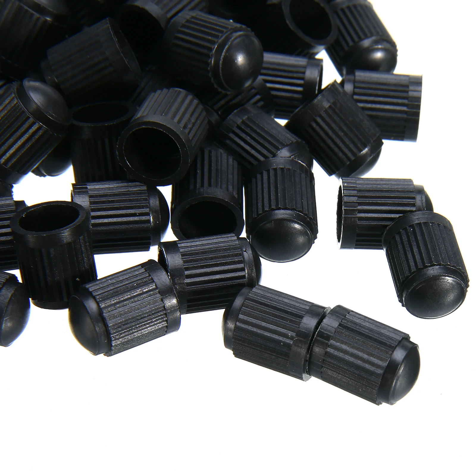 100pcs/set Plastic Car Bike Motorcycle Truck Wheel Tire Valve Stem Cap Dust Cover Dust Dustproof Caps