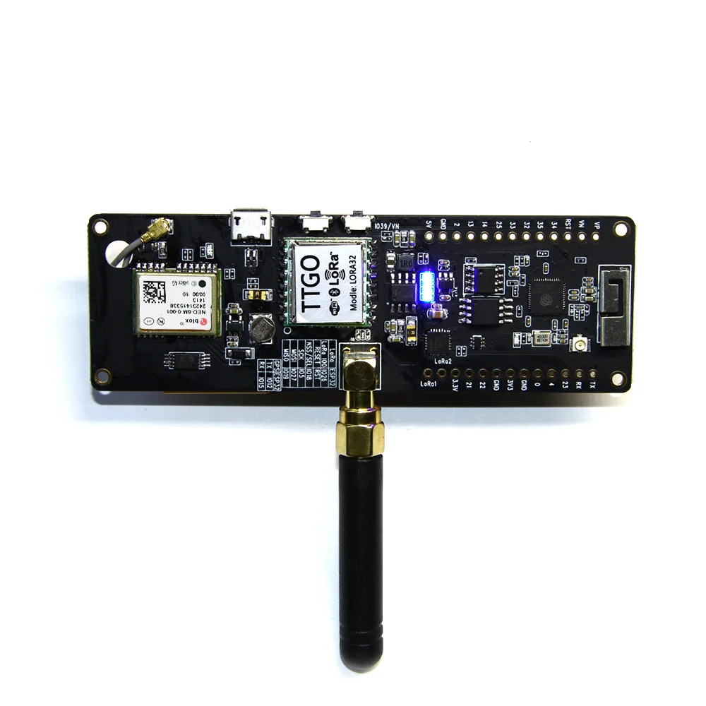 TTGO Т образной балки ESP32 433/868/915 МГц Беспроводной Bluetooth модуль Wi Fi ESP 32 GPS NEO 6M SMA LORA 18650