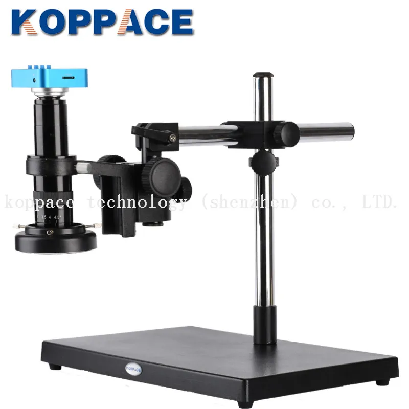 KOPPACE 32-205X, 16MP Full HD 1080P 60FPS промышленный цифровой микроскоп, универсальная регулирующая рамка, промышленный инспекционный микроскоп