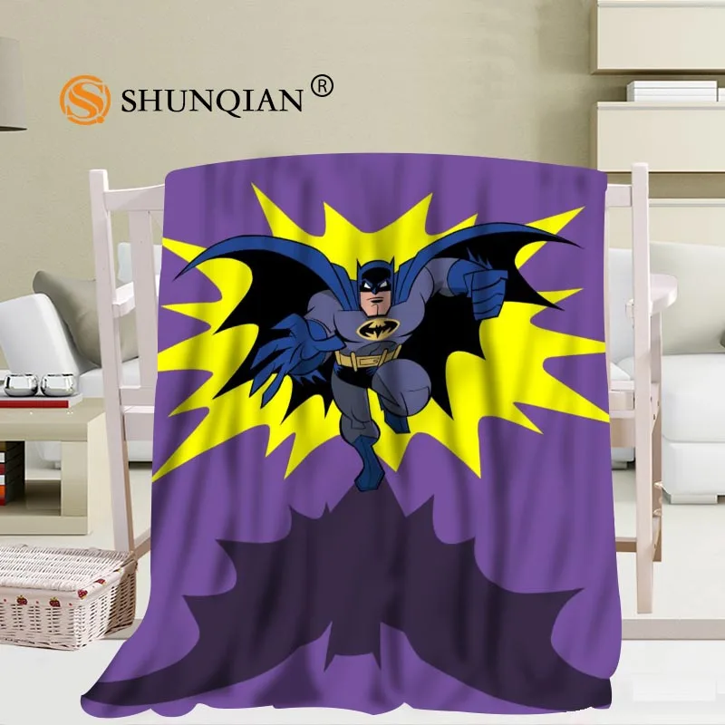 Одеяло Бэтмена на заказ, фланелевое одеяло Falafel, ткань 56x80 дюймов, 50X60 дюймов, 40X50 дюймов, одеяло для дивана, кровати, теплое одеяло для детей и взрослых