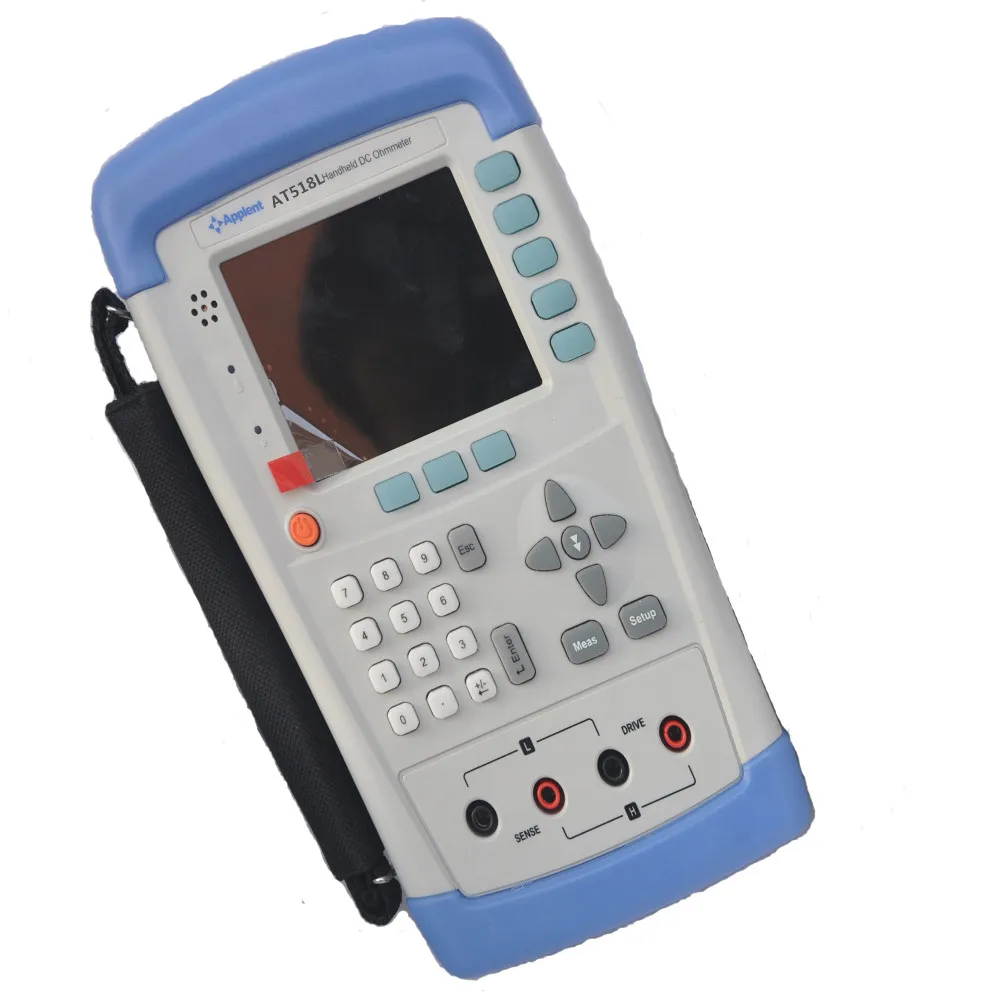 Ohm do Medidor Handheld Resistência Medidor Tester 10u Ohm200 k Ohm Miliohm Micro dc