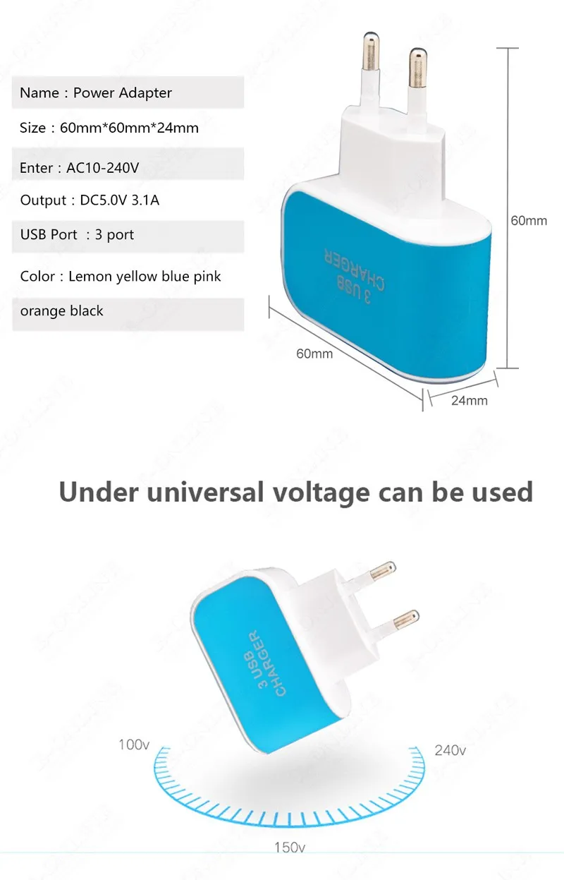 3A USB Wall Charger 16