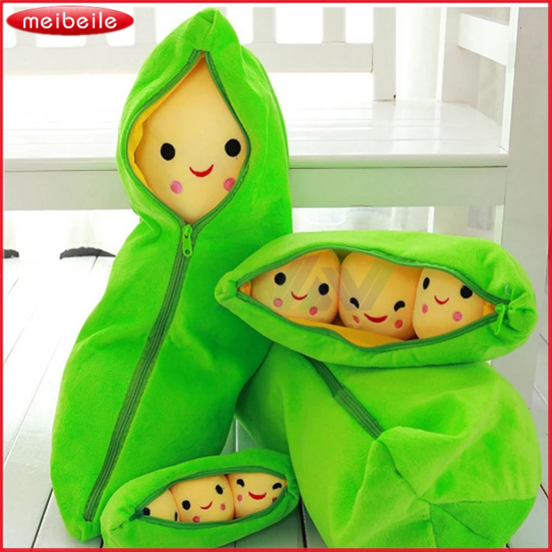 

1pcs 20CM Kids Baby Plush Toys, Cute Pea Stuffed Plant Doll Creative Cute Gift for Children Color in Random
