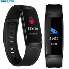 C7S смарт-браслет Цвет Экран Фитнес трекер сердечный ритм измерять кровяное Давление монитор сна трекер Смарт Браслет для занятий спортом