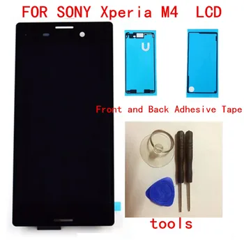 

High Quality For Sony Xperia M4 Sony M4 E2303 E2333 E2353 Sony M4 Aqua LCD Display+Touch Screen Digitizer Assembly 2 Color+Kits