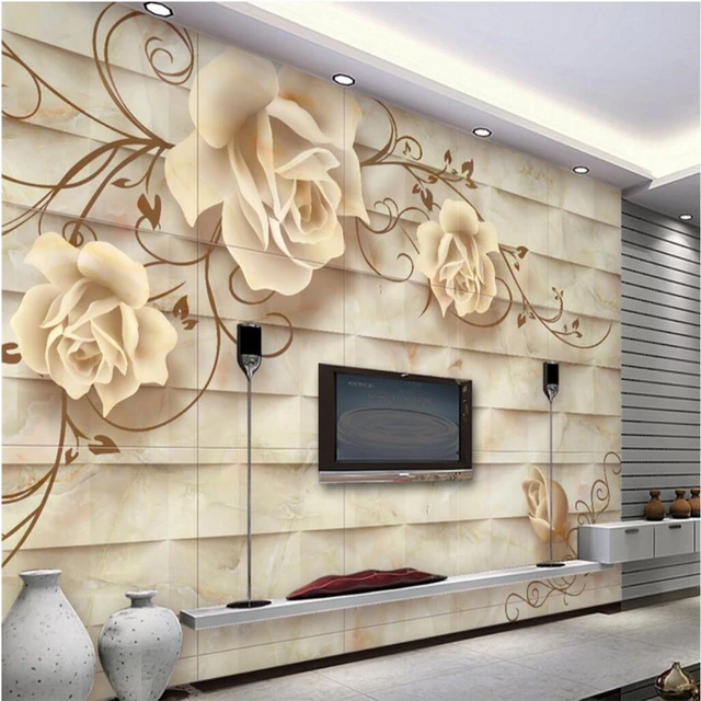 Beibehang Large Wallpaper Murals Photo Custom Any Size European Beibehang Large Wallpaper Murals Photo Custom Any Size European Style Ceramic Tile Wall Art Tv