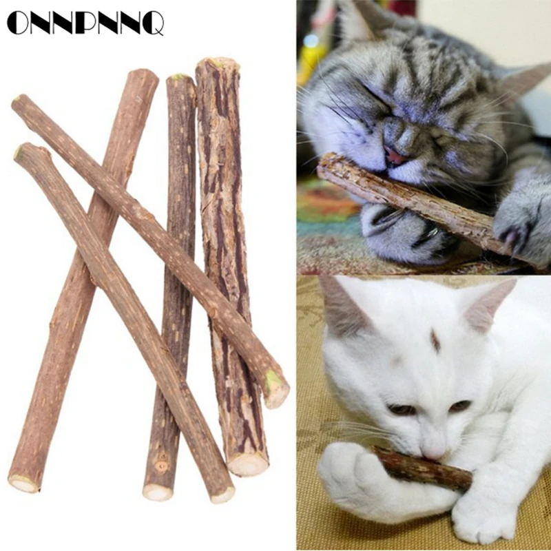 

5 pcs Catnip Cat Molar Natural Snacks Pet Dental Cleaning Toothpaste Stick Fruit Cat Appetizers Sticks Excited Sticks Cat toys