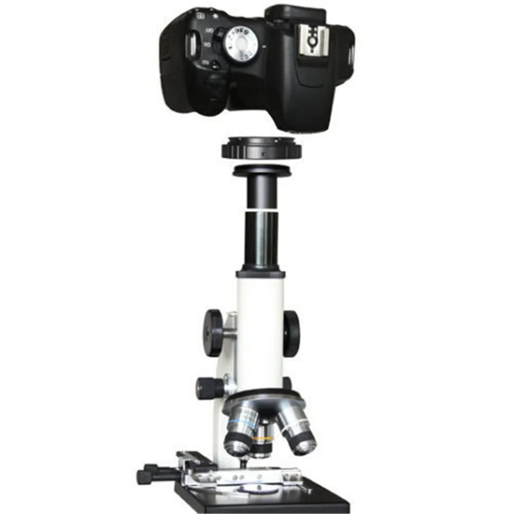 T T2 Ring for Sony E NEX NEX3 NEX5 NEX7 Camera Lens + 23.2mm Microscope Mount Tube - Black