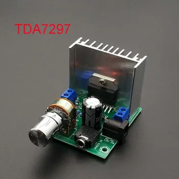 

Version A TDA7297 2x15W Audio Amplifier Board Dual-Channel AC/DC 12V