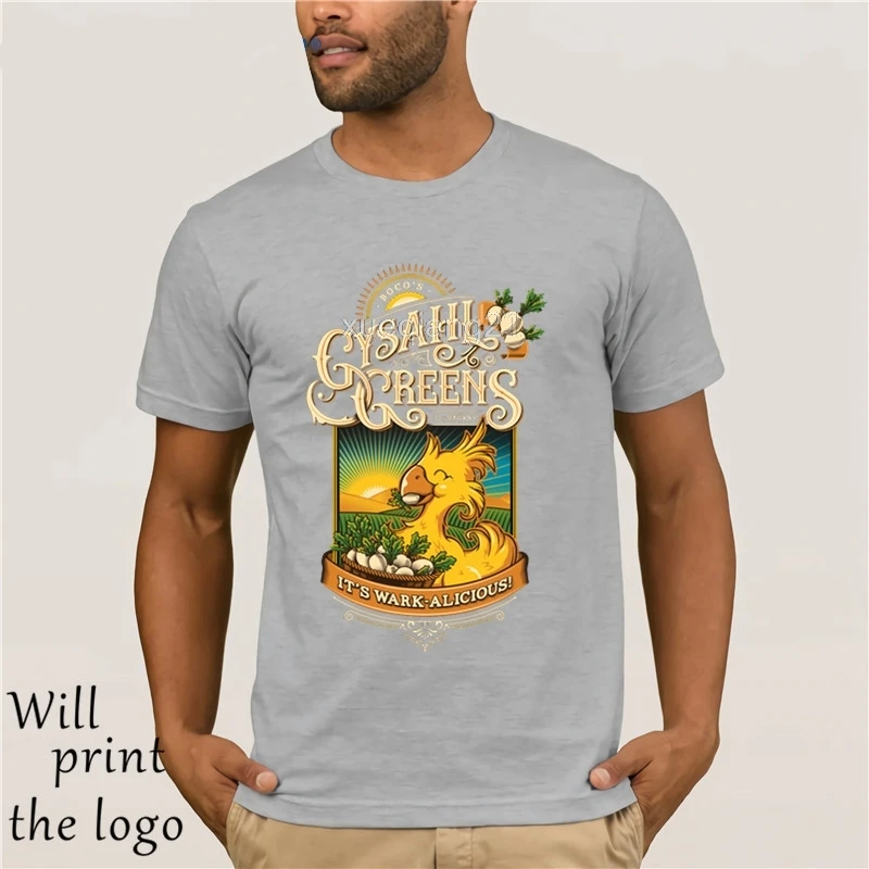 Final Fantasy T-Shirt Da Uomo Nero T Shirt Giovani Magliette Divertenti Del Fumetto di Stampa Magliette e Camicette GG