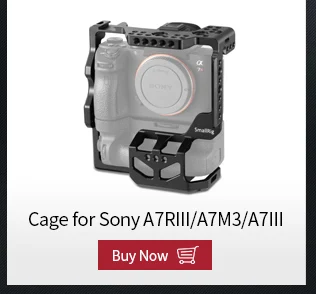 SmallRig A7M3 A7R3 L кронштейн для sony A7SIII A7III A7RIII A9 Arca-Швейцарский Стандарт L Пластина Монтажная пластина-2122