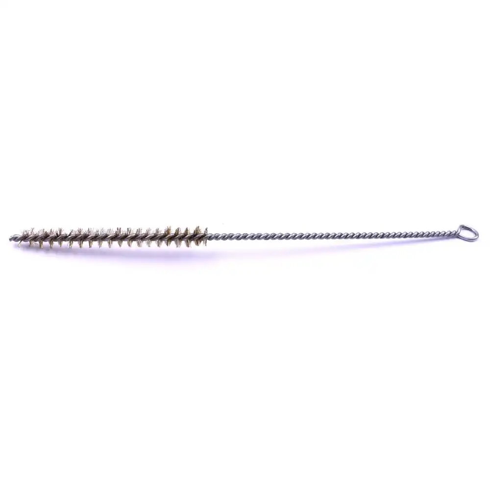 10 Pcs 8mm Diameter Brass Wire Tube Brush Cleaning Tool 28cm Length