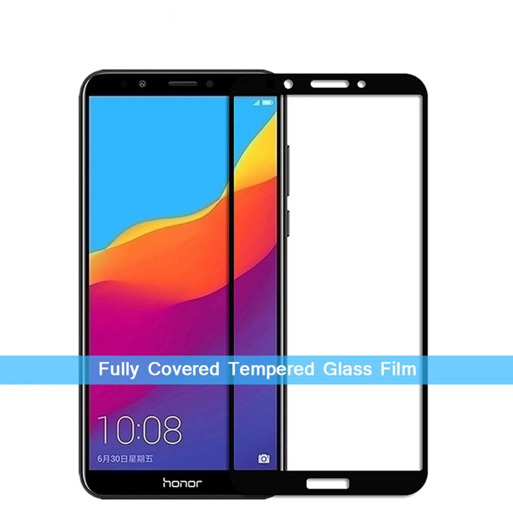 Закаленное стекло для huawei y9 y7 pro y6 prime 2019 2018 Защитная пленка экрана телефона Y7