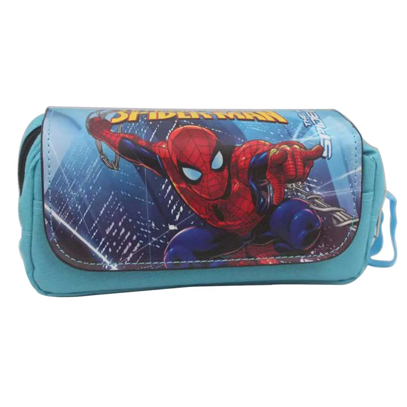 Классическая сумочка для ручек и карандашей из аниме «Супермен» Серия «Герой», канцелярская сумка-Органайзер из кожи, чехлы для макияжа, подарочные сумки