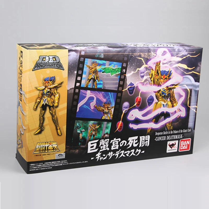 

Original D.D.PANORAMATION/DDP Action Figure Saint Seiya Myth Cloth Cancer Death Mask With the Scene Collectible Model