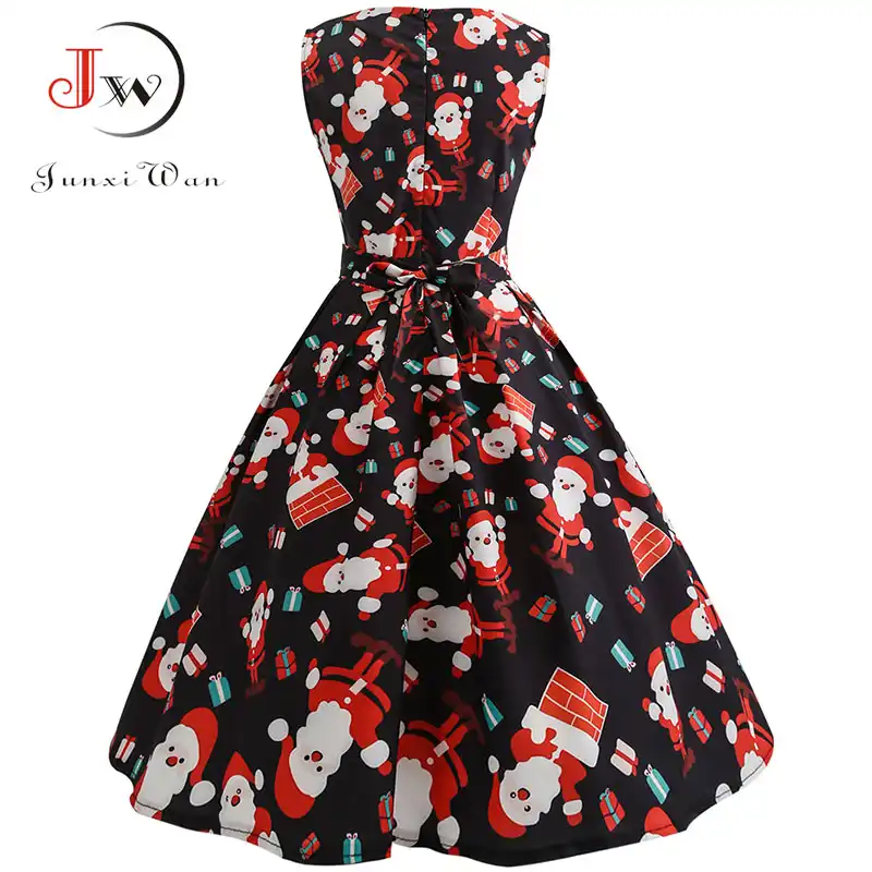 christmas vintage dress