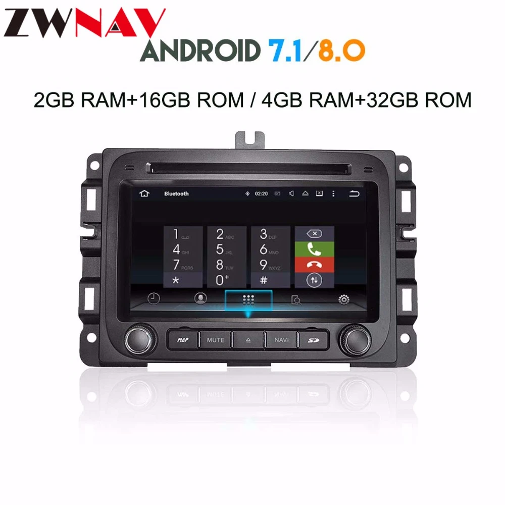 Автомагнитола на Android 8 0 для Dodge RAM1500 ram 1500 2014 2015 2016 2017 с DVD плеером BT GPS навигацией