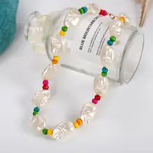 Miwens летнее красочное ожерелье из бисера для женщин, каменная цепочка, массивное ожерелье, наборы, трендовые Подвески Колье