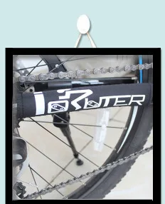 1 шт., устойчивая к царапинам цепь для горного велосипеда, защитная рамка, стикер, съемная цепь, защита для велосипеда