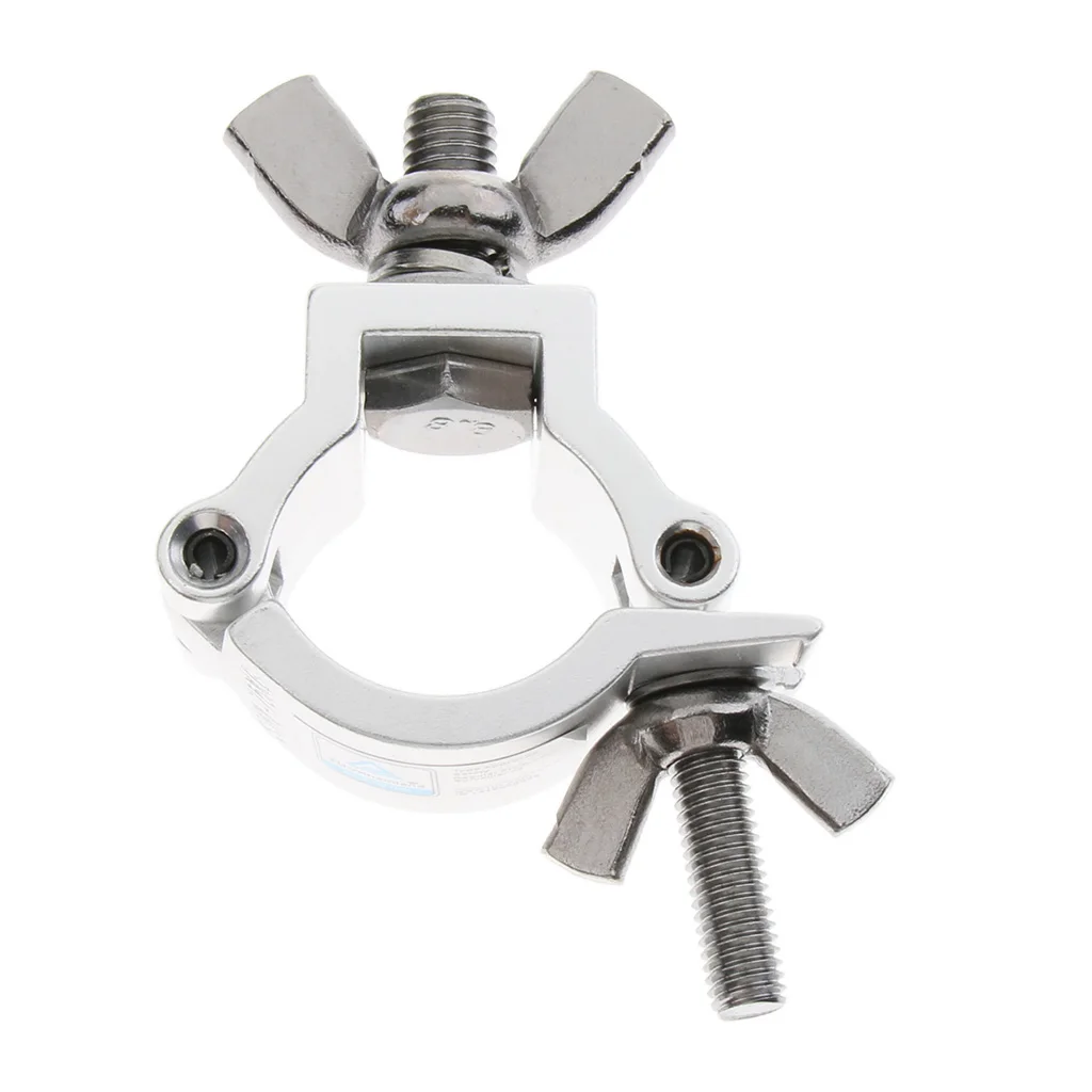 Heavy Duty 50kg Stage Light Hook Clamp Mount Fit 32-35mm OD Tubing Pipe for Moving Head Light Bar Light Spotlight