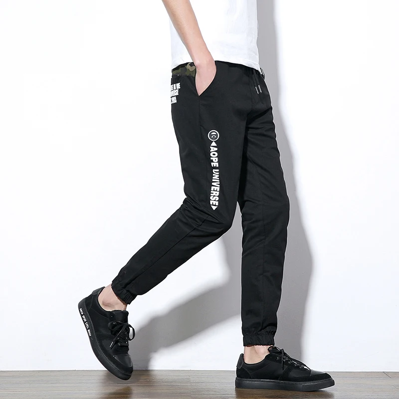 Joggers Pantalon Cheville Printemps Green Slim Japon Pantalones Style Fit Mode Noir Impression De Belle army Mens Hommes Longueur Joggeurs D'été Hombre Casual n0YB0q