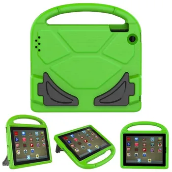 

The New for iPad 2 3 4 Child Cover Hand Strap and Kickstand EVA Save Shell 9.7inch Football Pattern Anti-Dust Case