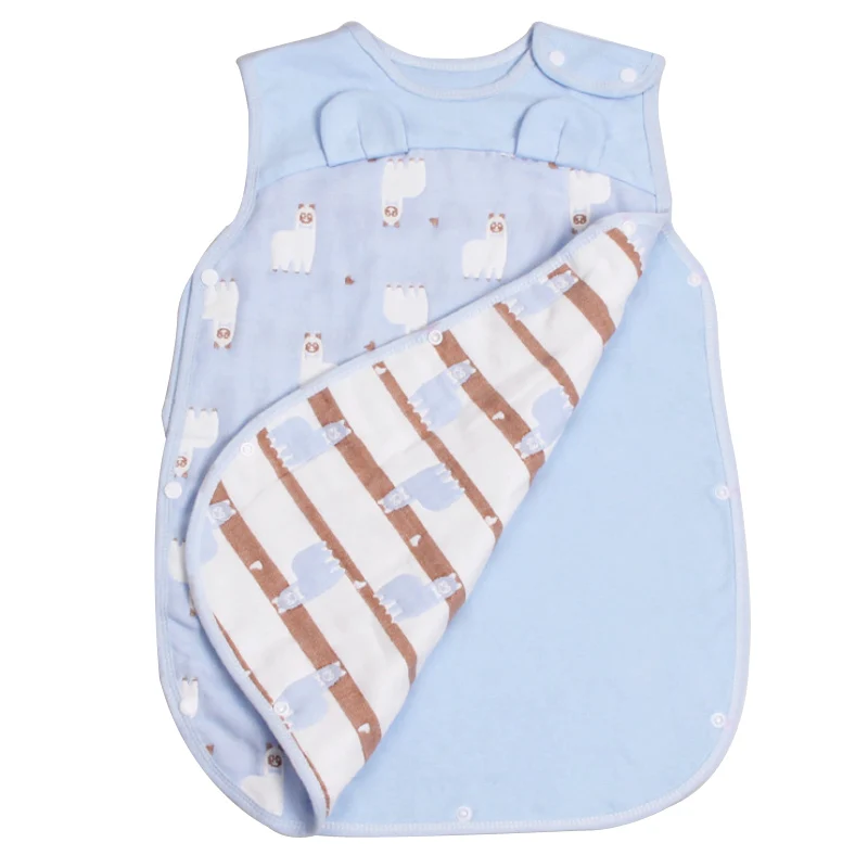 Спальный мешок для новорожденных мальчиков и девочек, хлопчатобумажная накидка, модный розовый, желтый, синий от 0 до 6 лет