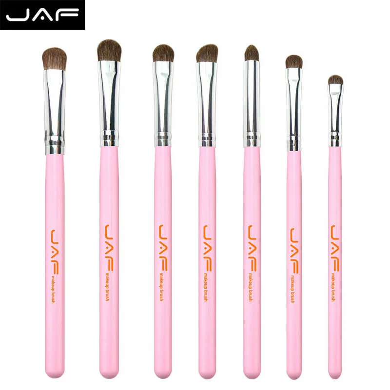 

JAF Brand Makeup Brush 7PCS Animal Hair Brush Set Soft Pony Eye Shadow Brush Makeup Set Brush