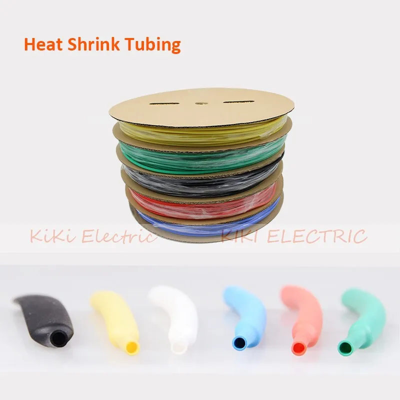 wholesale and retail! 3mm Dia. Heat Shrinkable Tube Black Shrink Tubing