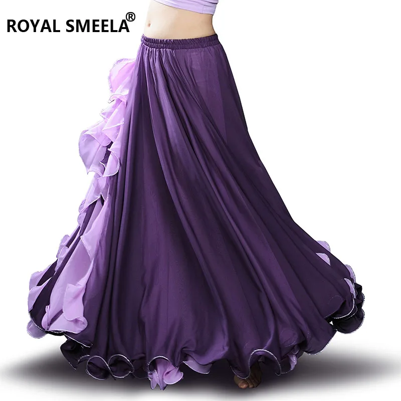 Женский шифоновый костюм для танца живота юбка в форме листа лотоса|skirt ballerina|skirts