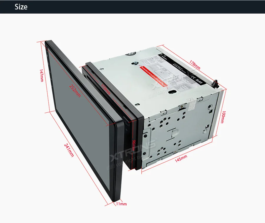 Cheap 10.1" Android 8.1 Oreo OS Double Din Car DVD Multimedia Two Din Car Navigation GPS 2 Din Car Radio with 2.5D Curved Screen 23