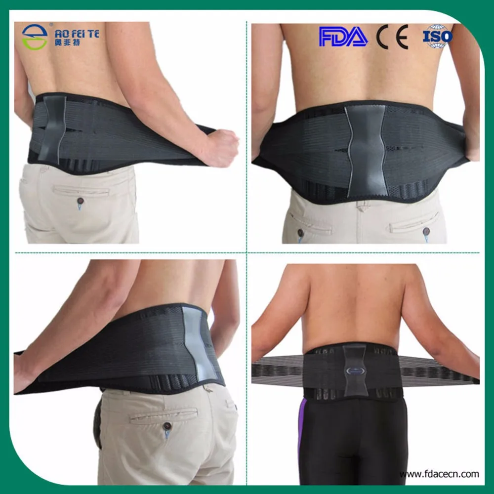 Women Medical Lower Back Brace Waist Belt Spine Support Men Belts