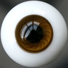 wamami E41 Dark Brown 12mm BJD Dollfie Doll Glass Eyes Mesh Eyes Outfit
