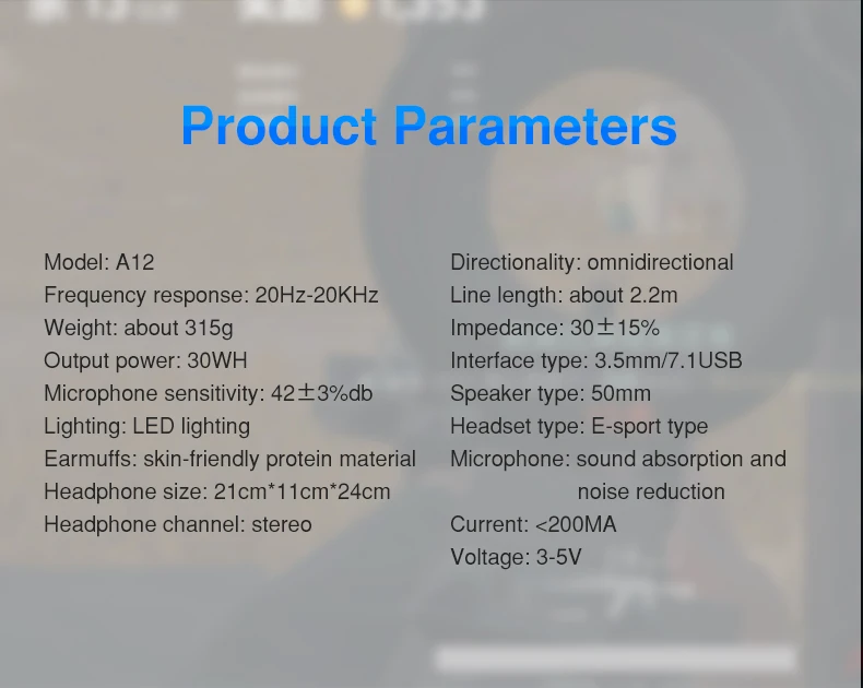 7.1 Channel USB Wired Gaming Headset Deep Bass Game Earphone Computer headphones with microphone led light headphones for PC (15)