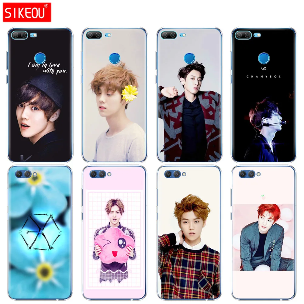

Silicone Cover phone Case for Huawei Honor 10 V10 3c 4C 5c 5x 4A 6A 6C pro 6X 7X 6 7 8 9 LITE Kpop exo LUHAN Park Chanyeol