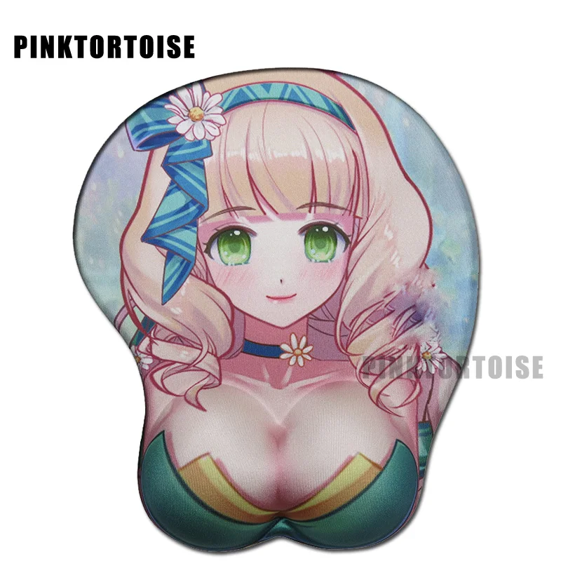 

New 3D Mouse Pad Ergonomic Soft Silicon Gel Anime Mousepad With Wrist Support Mouse Mat For otaku