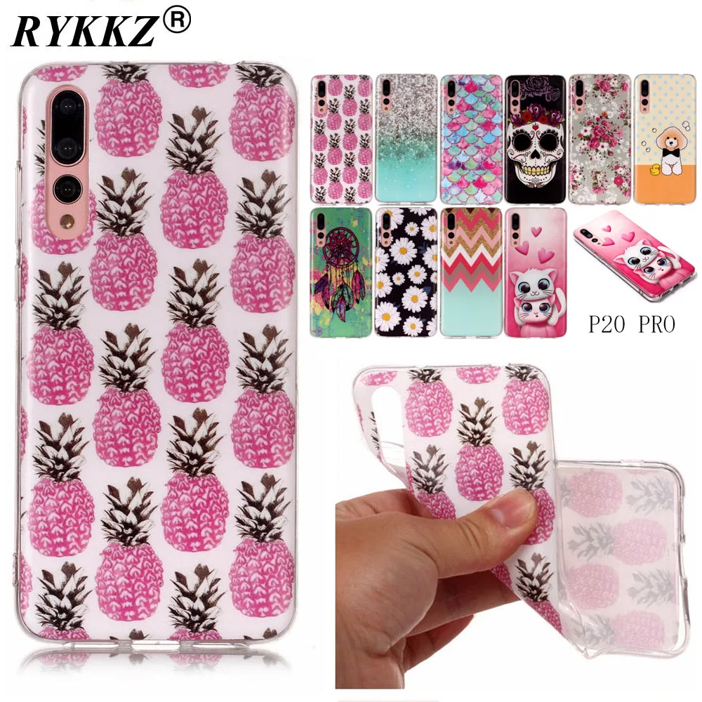 

Matte TPU Phone Case For HUAWEI P20Pro Global Back Covers For HUAWEI P20 Pro Dual SIM 6GB 64GB 128GB 256GB Cases Men's Woman's