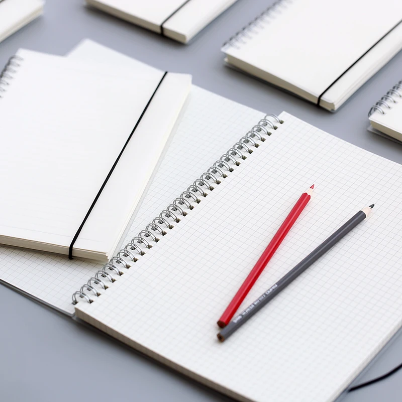 A4 A5 B6 Spiral book coil Notebook Line DOT Blank Grid Paper Journal Diary Sketchbook For School Supplies Stationery Store G0021 A4 A5 B6 Spiral book coil Notebook Line DOT Blank Grid Paper Journal Diary Sketchbook For School Supplies Stationery Store G0021