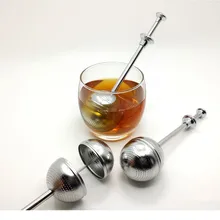 1 шт. Нержавеющая сталь заварочный чайник с ситечком мяч Форма сеточка для заваривания чая фильтр многоразовые Чай мешок для чай со специями инструмент Аксессуары PD 004