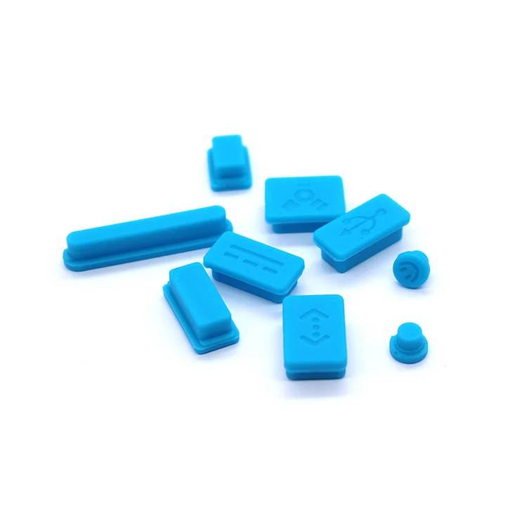 HRH 1 комплект силиконовый Порт Данных Анти Пылезащитная заглушка для Apple Macbook Pro Пылезащитная Заглушка Крышка Набор для ноутбука - Цвет: Blue