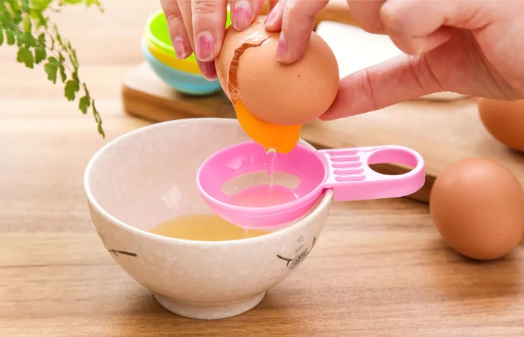Креативная короткая ручка яйцо белый сепаратор для яиц разделите кухонный инструмент для выпечки