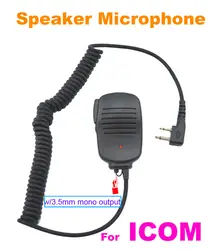 Ручной Динамик/ручной микрофон для ICOM IC-V8, IC-V82, IC-85, IC-F3G, F4G, F11, F14, F15, F14/24, F21 Портативный двухстороннее радио