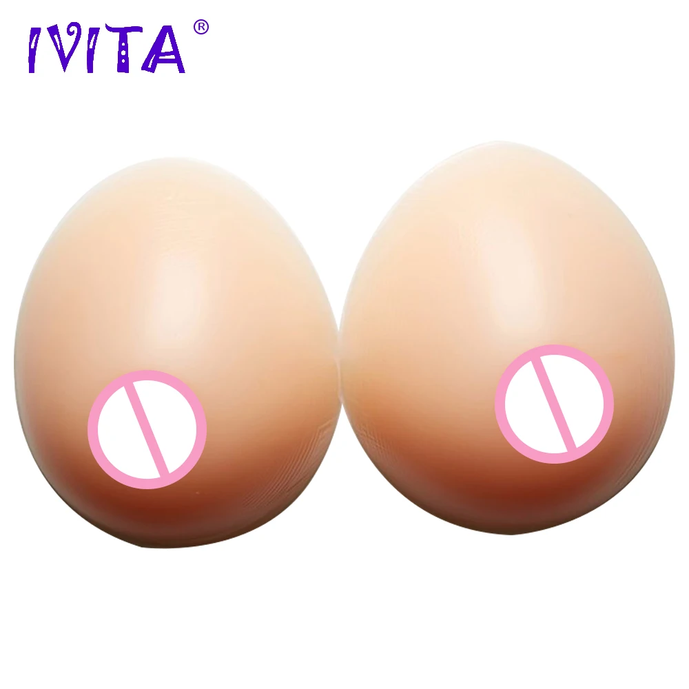 

IVITA 600g Realistic Silicone Breast Forms Fake Boobs For Crossdresser Shemale Transgender Drag Queen Transvestite Mastectomy