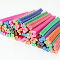 1 Pack 50pcs Sticks Polymer Clay Decoration 5CM Length 3D Nail Art Manicure Cellphone Case Scrapbook DIY Design Accessories 1