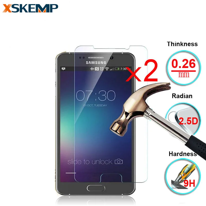 Закаленное стекло с ЖК-дисплеем для Samsung Galaxy A3 A5 A7 A8 A3100 A5100 A7100 E7 E5 S Duos защита экрана