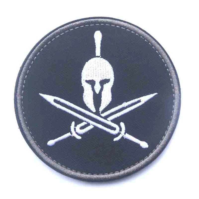 30 Pcs Embroidered Badges Spartan Usa Army Tactical Us Military Morale Swat Badge Usa Tactical ...