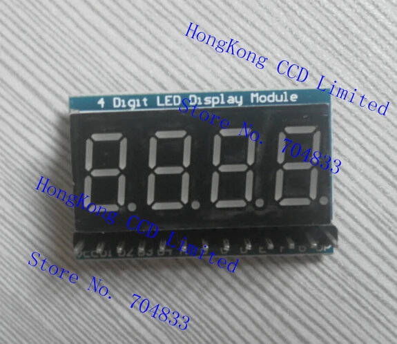 

4 digit display module Red Highlight