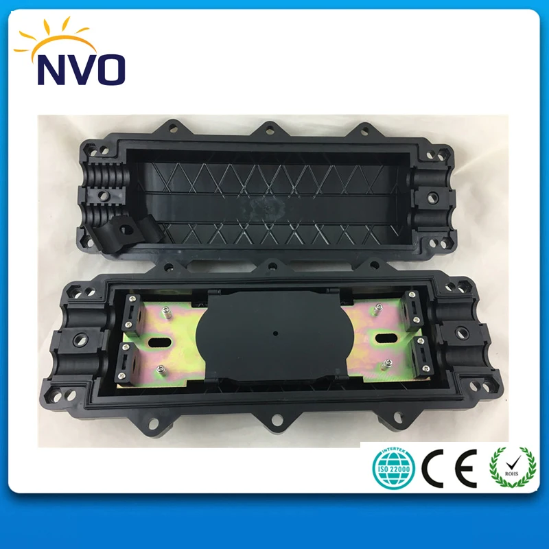 

2 In 2Out 12cores Outdoor waterproof Horizontal Fiber Optic Cable Splice Enclosure Box Fiber Optic Splice Trays Terminal Box