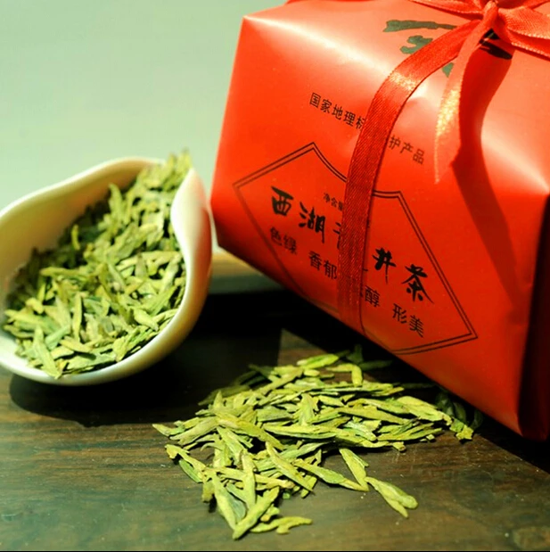 Special grade 2016 new handmade dragon well organic green tea good quality Mingqian West Lake Longjing