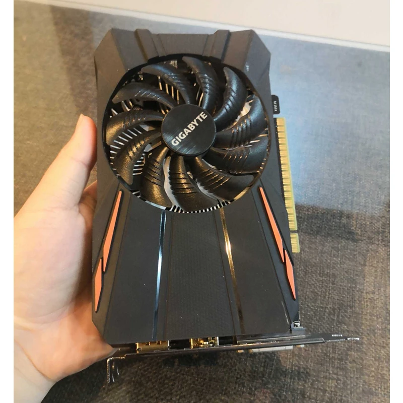 Видеокарта GIGABYTE GPU GTX 1050 2 Гб бит GDDR5 видеокарты nVIDIA Geforce GTX1050 D5 карты VGA Hdmi